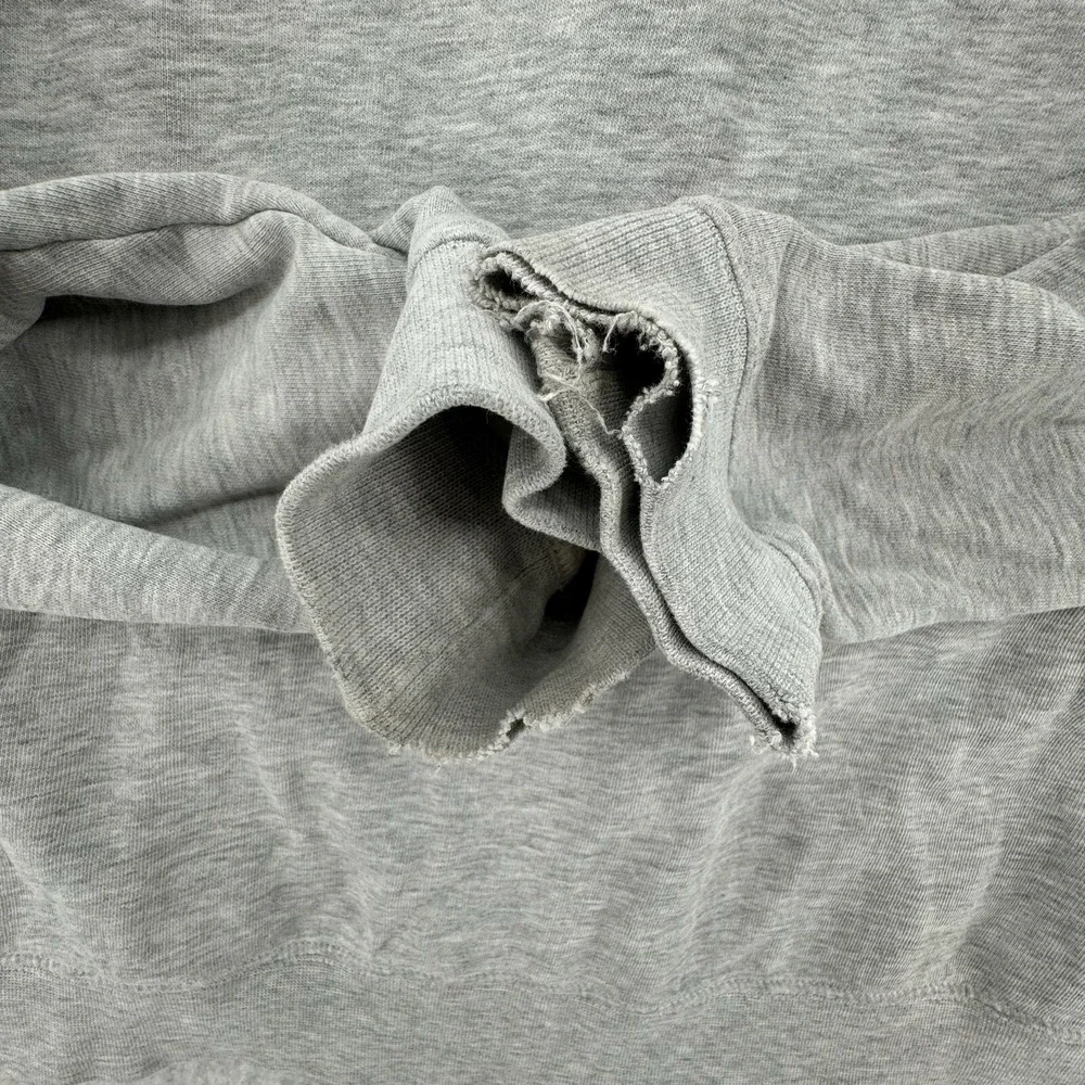 LL Bean Katahdin Sweatshirt Mens XL Full Zip Hoodie Gray Jacket Y2K FLAW‎